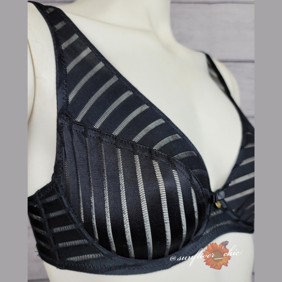 🆕️Sam Edelman Chevron Striped Full Coverage Bra - Picture 3 of 11